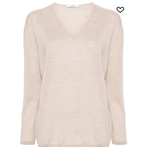 MaxMara Salmon Cashmere Blend Sweater